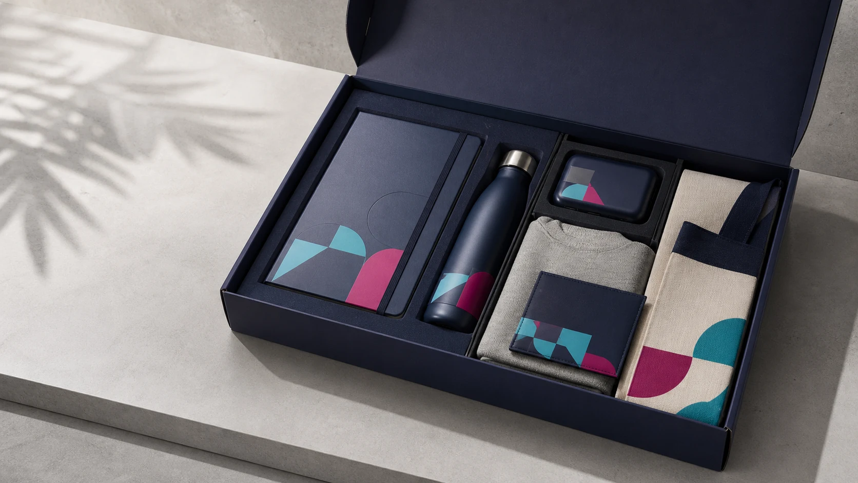 Kit corporativo diseñado por Appios Merch